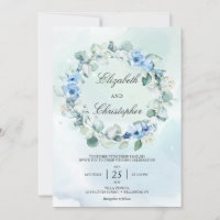 Dusty Blue Green Eucalyptus Wreath Rustic Wedding