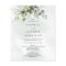 Dusty Blue Greenery Floral Rustic Wedding Programs