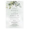 Dusty Blue Greenery Floral Rustic Wedding Programs