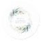 Dusty Blue Greenery Watercolor Romantic Wedding