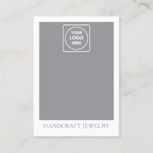 Dusty Blue Jewellery display holder Calling Card