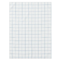 Dusty Blue Large Windowpane Grid