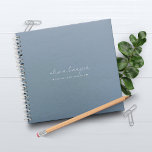 Dusty Blue Letters to My Daughter Memory Keepsake Notebook<br><div class="desc">Dusty Blue Letters to My Daughter Memory Keepsake Notebook featuring your daughter's name in modern script. Add your favorite memories, advice, and journal loving words for your sweet daughter. Give this to her when she turns 16 or 18 or at her Quinceanera or Graduation, or even at her wedding! This...</div>