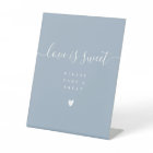 Dusty Blue Love Is Sweet Take A Treat Favour