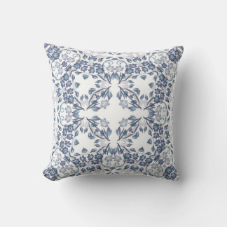 Dusty Blue Mandala Cushion