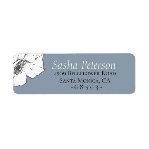 Dusty Blue Meadow Personalised