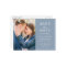 Dusty Blue Minimalist  Photo Save the Date