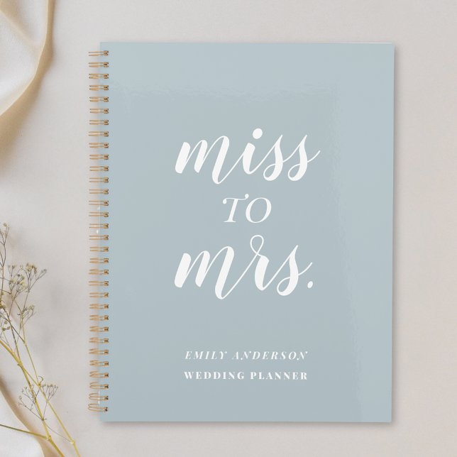 Dusty Blue Miss to Mrs. Wedding Planner (Creator Uploaded)