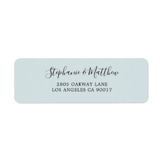 Dusty Blue Modern Script Elegant