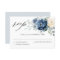 Dusty Blue Navy Champagne Ivory Floral Wedding