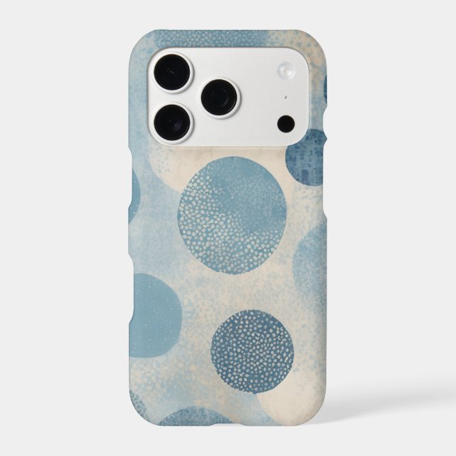 Dusty Blue Organic Dot Blender Pattern (Back)