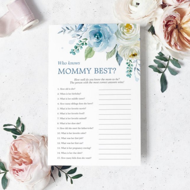 Dusty Blue Rose Who Knows Mummy Best Game (Creator Uploaded)