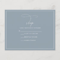 Dusty Blue RSVP