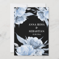 *~* Dusty Blue RSVP Floral Rose AR15 Wedding