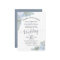 Dusty Blue Rustic White Watercolor Floral Wedding