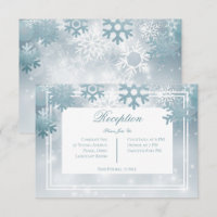 Dusty Blue Snowflake Modern Reception