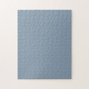 Dusty Blue Solid Color Jigsaw Puzzle