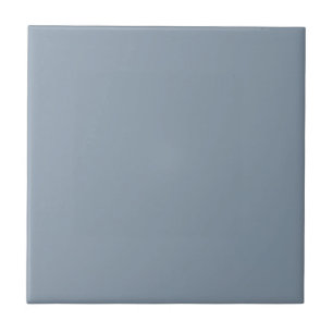 Dusty Blue Solid Color Tile