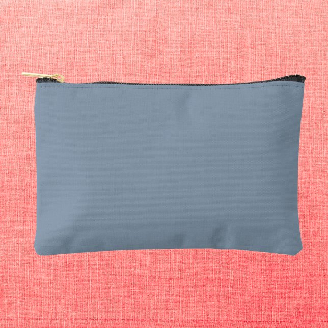 Dusty Blue Solid Colour Accessory Pouch (Creator Uploaded)
