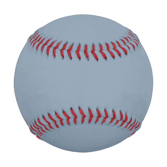 Dusty Blue Solid Colour Baseball (Front)