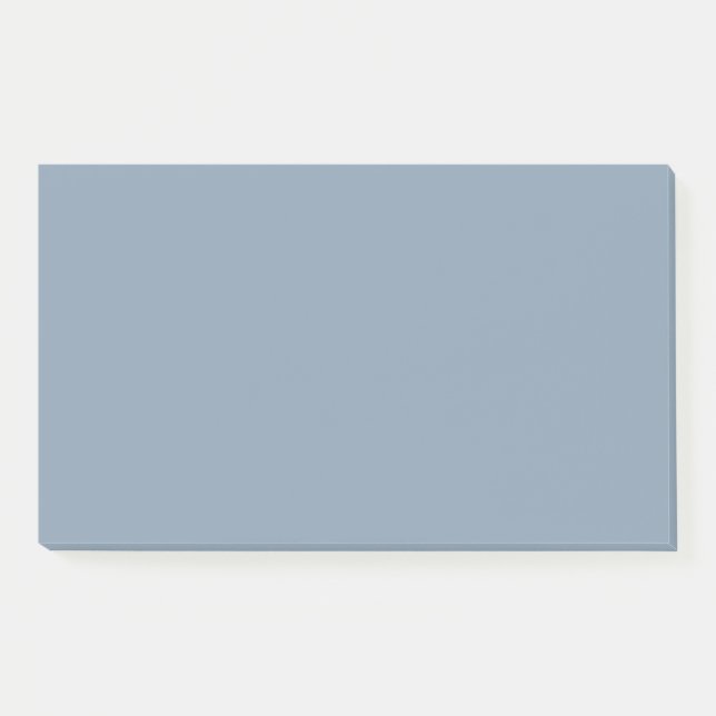 Dusty Blue Solid Colour Post-it Notes (Front)