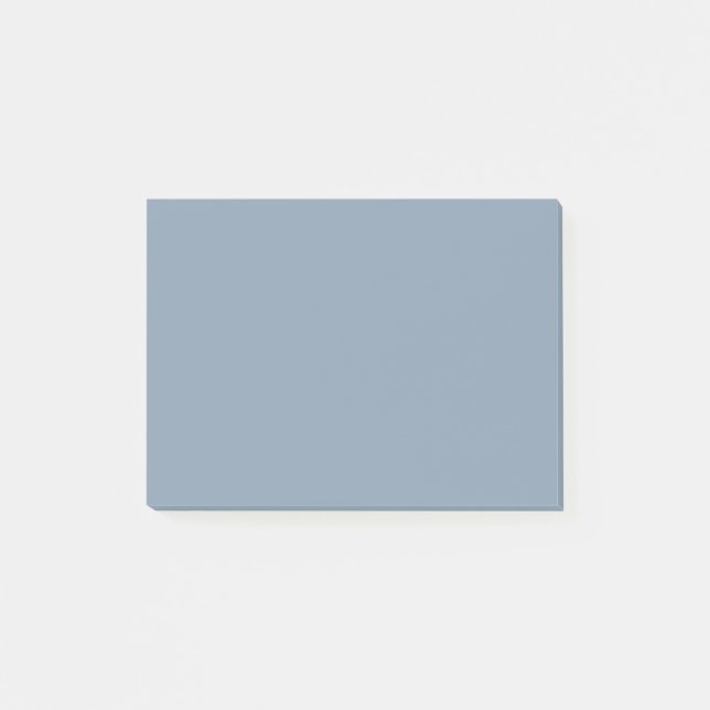 Dusty Blue Solid Colour Post-it Notes (Front)