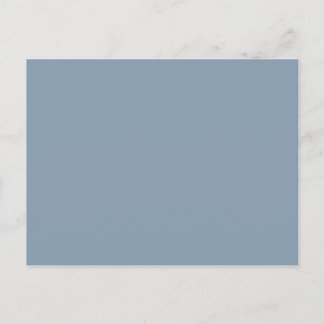 Dusty Blue Solid Colour Postcard