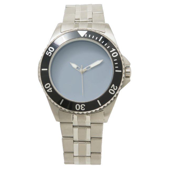 Dusty Blue Solid Colour Watch (Front)
