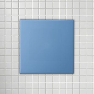 Dusty  blue  solid  tile