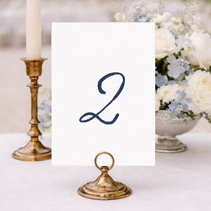 Dusty Blue Table 2 – French Stripe Wedding Invitation