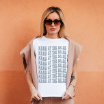 Dusty Blue Trendy Boho Mama of the Bride Custom T-Shirt<br><div class="desc">Are you looking for a boho retro, beach-themed party shirt for your upcoming bachelorette party? Look no further than these dusty blue mum of the bride party matching shirts! Not only are they cool and stylish, but they also come in a Disco theme, making them perfect for any fun-loving girl...</div>