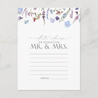 Dusty Blue Watercolor Wildflower Date Ideas