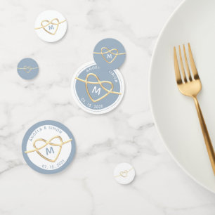 Dusty Blue Wedding Confetti