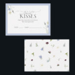 Dusty Blue Wildflower Bridal Shower Game Enclosure Card<br><div class="desc">Add a moment of lighthearted charm to your celebration with this beautifully designed guessing game card. Framed in soft dusty blue and accented with scattered wildflowers, it’s the perfect way to invite guests into the fun—whether placed near a candy jar at the entry table or used as a transitional activity...</div>
