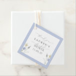Dusty Blue Wildflower Bridal Shower Thank You Favour Tags<br><div class="desc">A final flourish makes all the difference. These favour tags, framed in a soft dusty blue and adorned with botanical watercolor accents, bring a graceful close to your bridal shower celebration. Whether tied around artisanal soaps, cookie bags, or petite posies, they express gratitude with poise. Ideal for favours at the...</div>