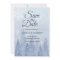 Dusty Blue Winter Scene