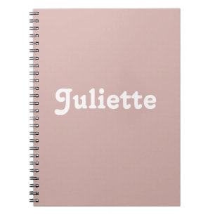 Dusty Blush Notebook