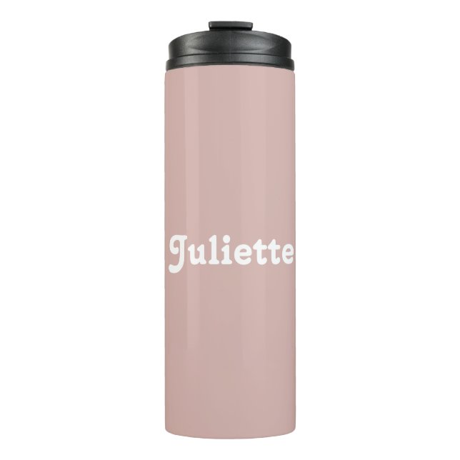 Dusty Blush Thermal Tumbler (Front)
