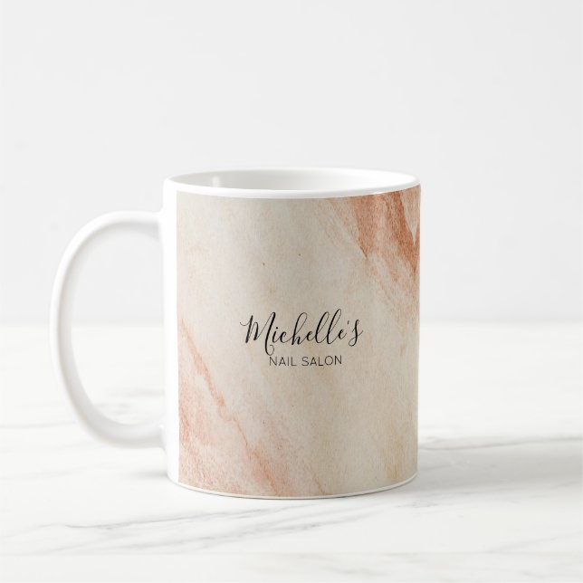 Dusty brown powder chic coffee mug (Left)
