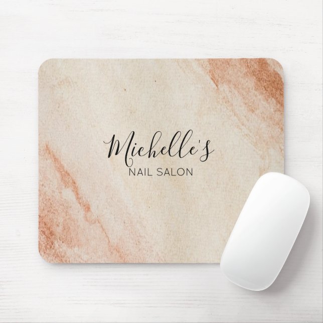 Dusty brown powder chic mouse pad (With Mouse)