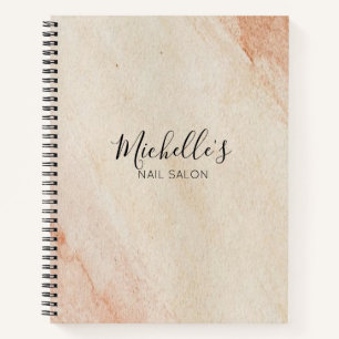 Dusty brown powder chic notebook