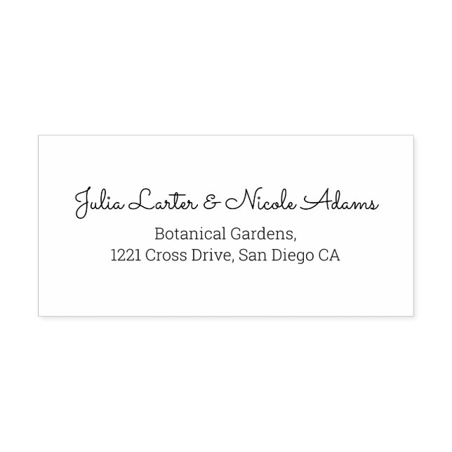 Dusty Brunt Orange Peony Flowers Fall Wedding Self-inking Stamp (Design)