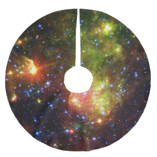 Dusty death of massive star NASA Brushed Polyester Tree Skirt