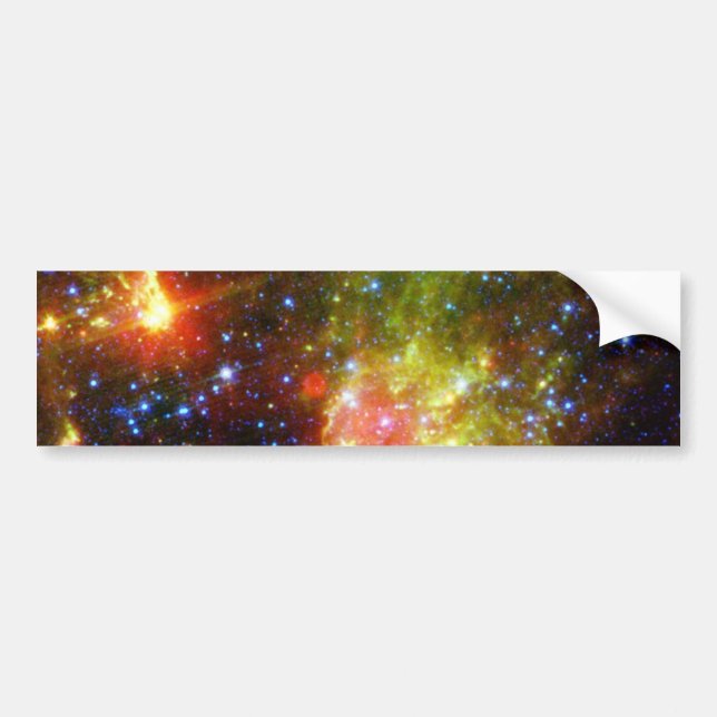 Dusty death of massive star NASA Bumper Sticker (Front)