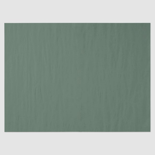 Dusty Eucalyptus Green Solid Colour Tissue Paper (Front)