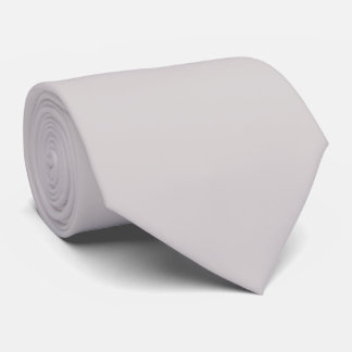 Dusty Gray Soft Pastel Solid Color Tie