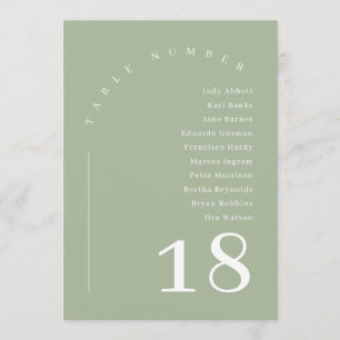 Dusty Green Boho Arch Wedding Seating Chart Table Invitation