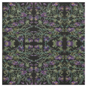 Dusty Green Columbine Fabric