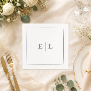 Dusty lavender Minimal Wedding Napkin