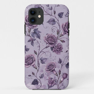 Dusty Lavender Rose Moody Dreamy Hues Floral Case-Mate iPhone Case